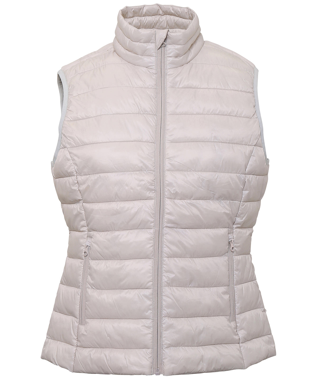 Womens terrain padded gilet | oyster white