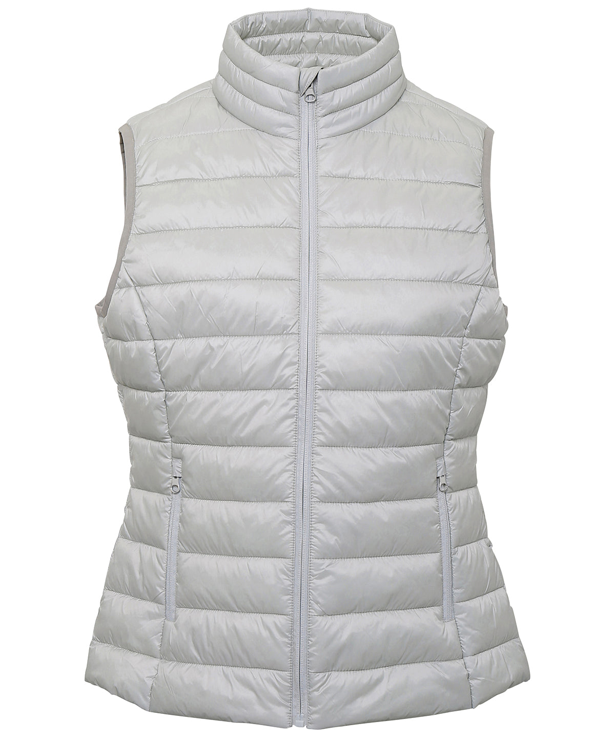 Womens terrain padded gilet | silver