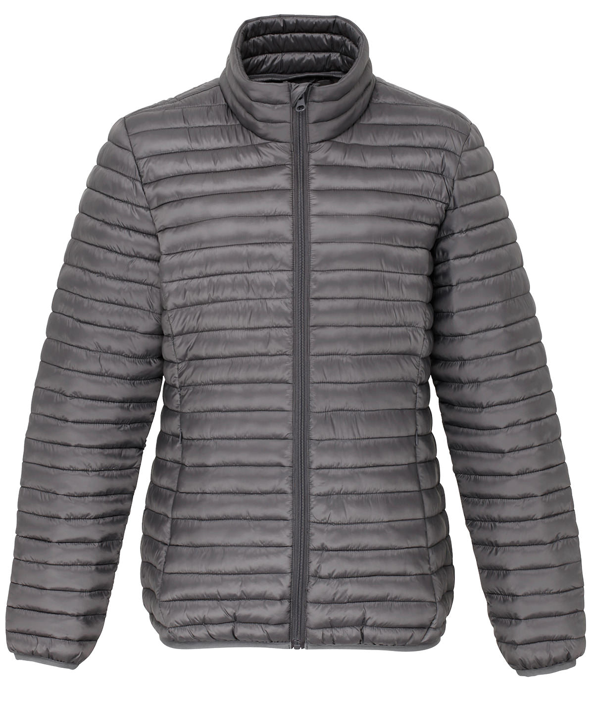 Womens tribe fineline padded jacket | steel
