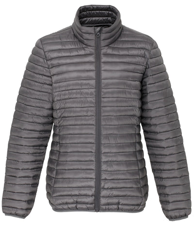 Womens tribe fineline padded jacket | steel