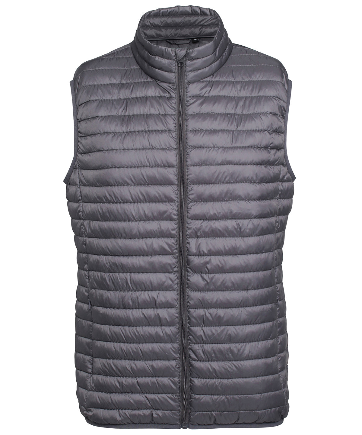 Tribe fineline padded gilet | steel