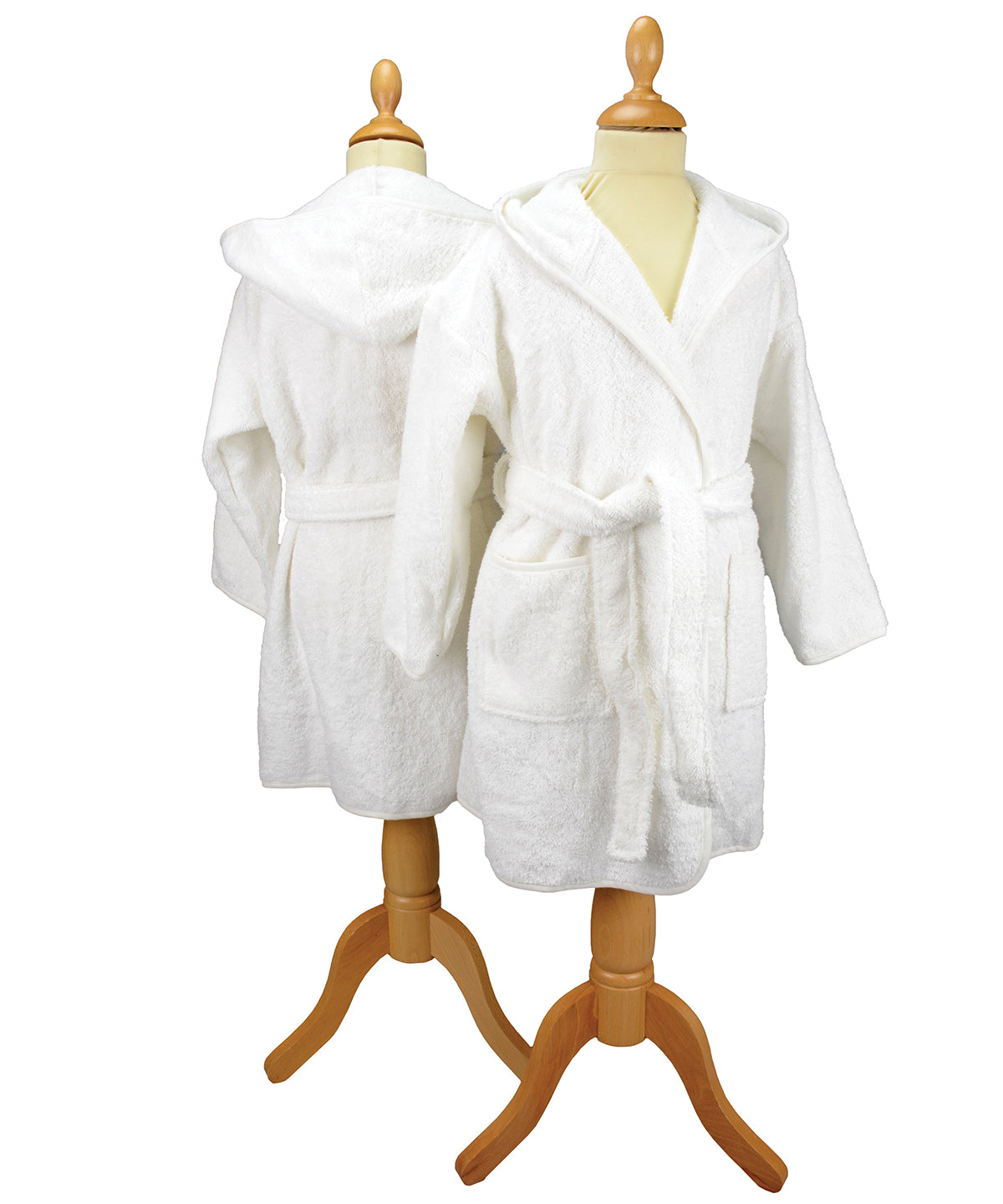 ARTG® Boyzz  Girlzz® hooded bathrobe | White