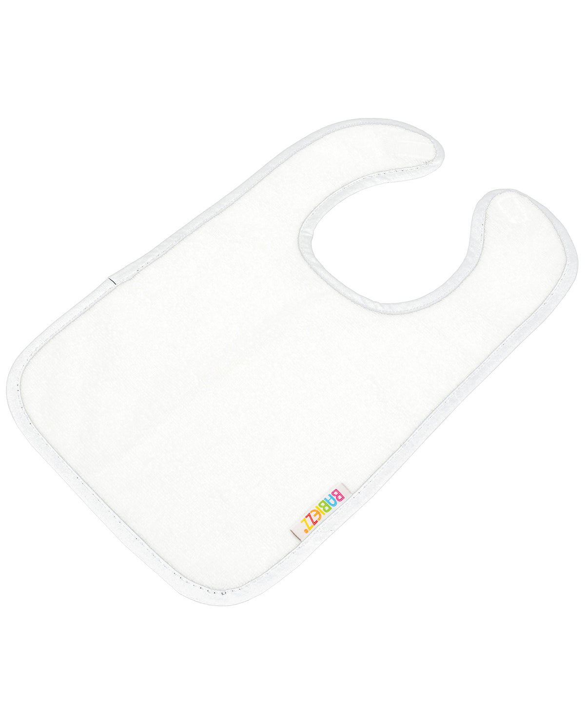 ARTG® Babiezz® all-over sublimation baby bib | White/White