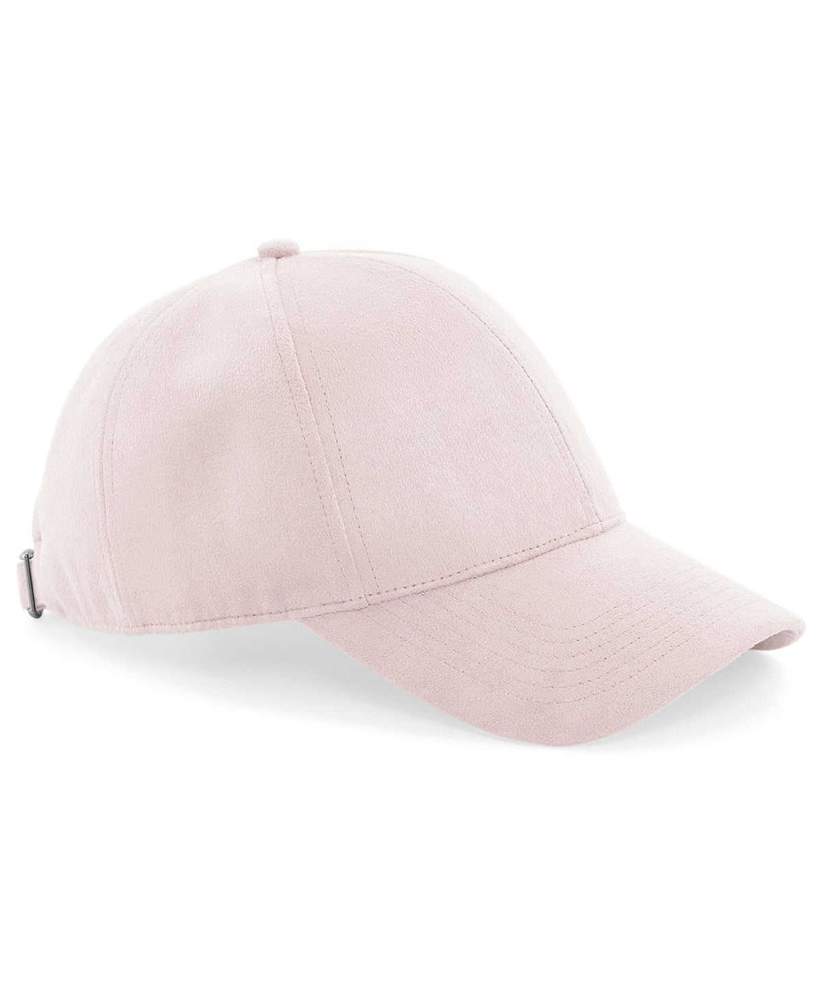 Faux suede 6-panel cap | dusky pink
