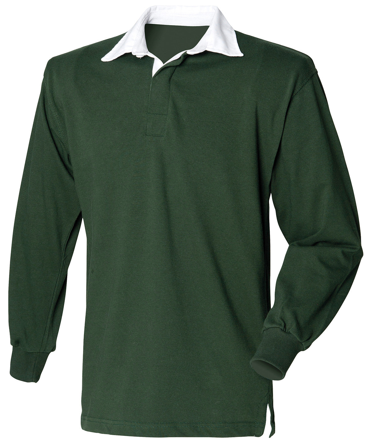 Long sleeve original rugby shirt | bottle green