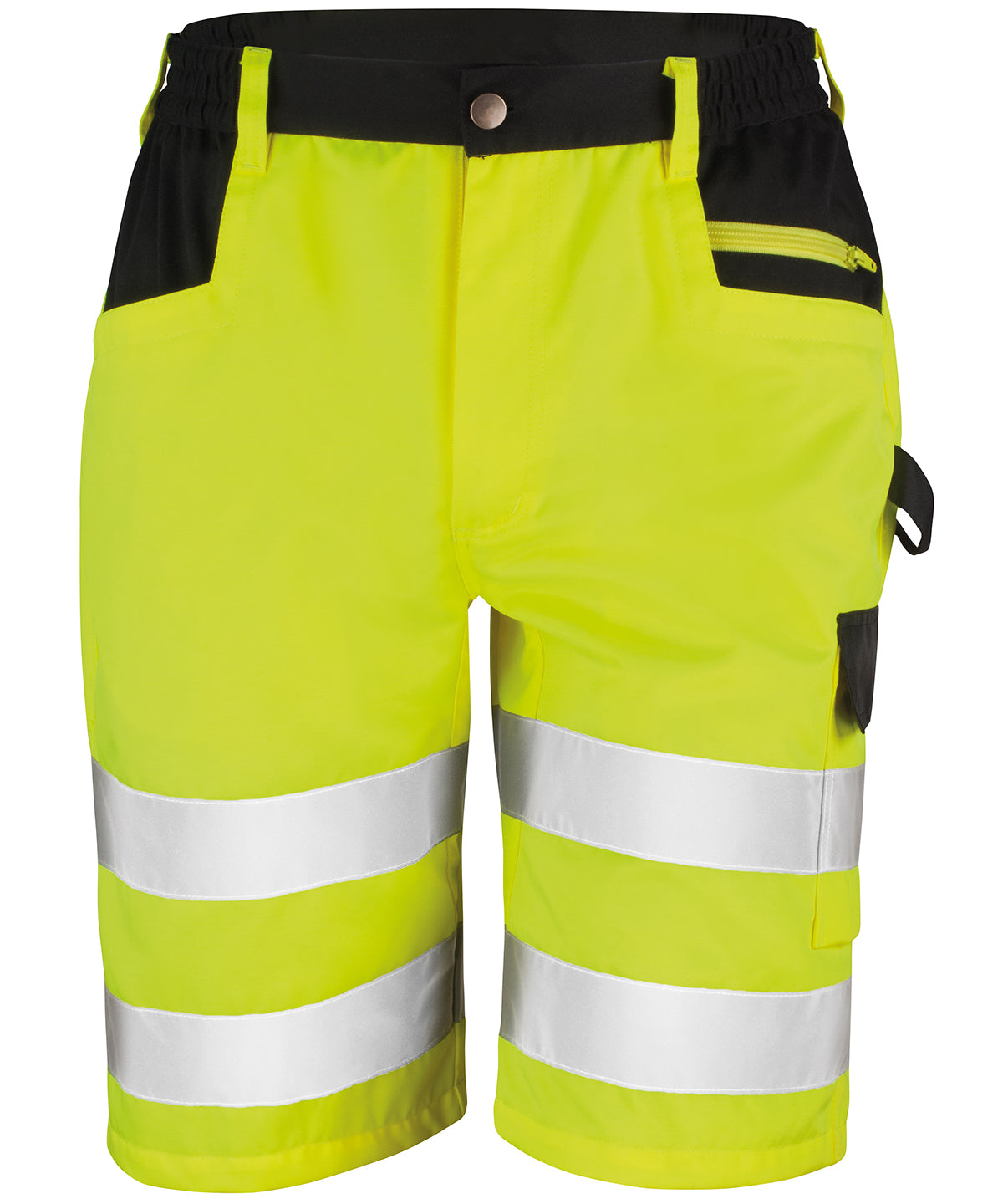 Safety cargo shorts | yellow