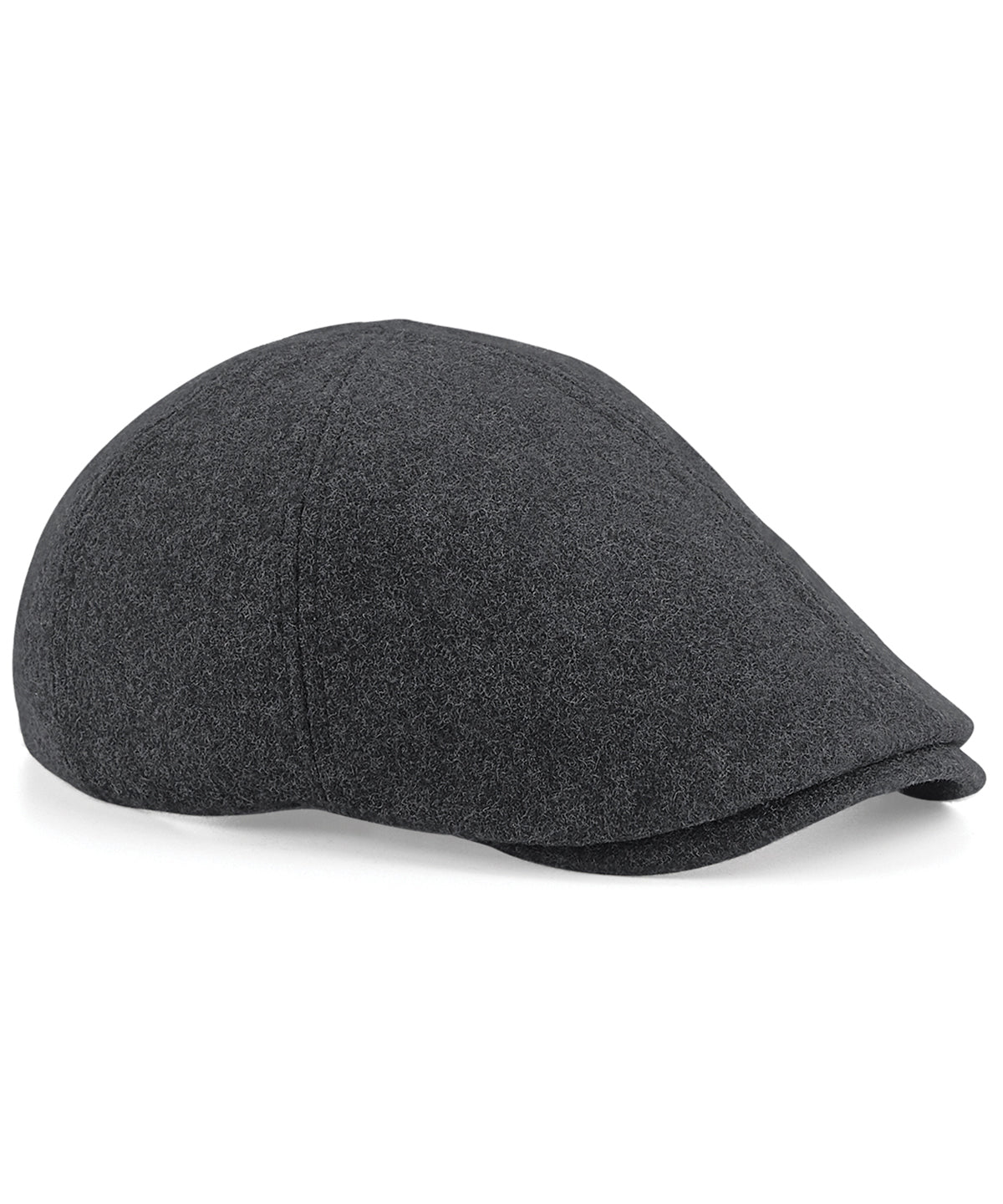 Melton wool ivy cap | charcoal marl