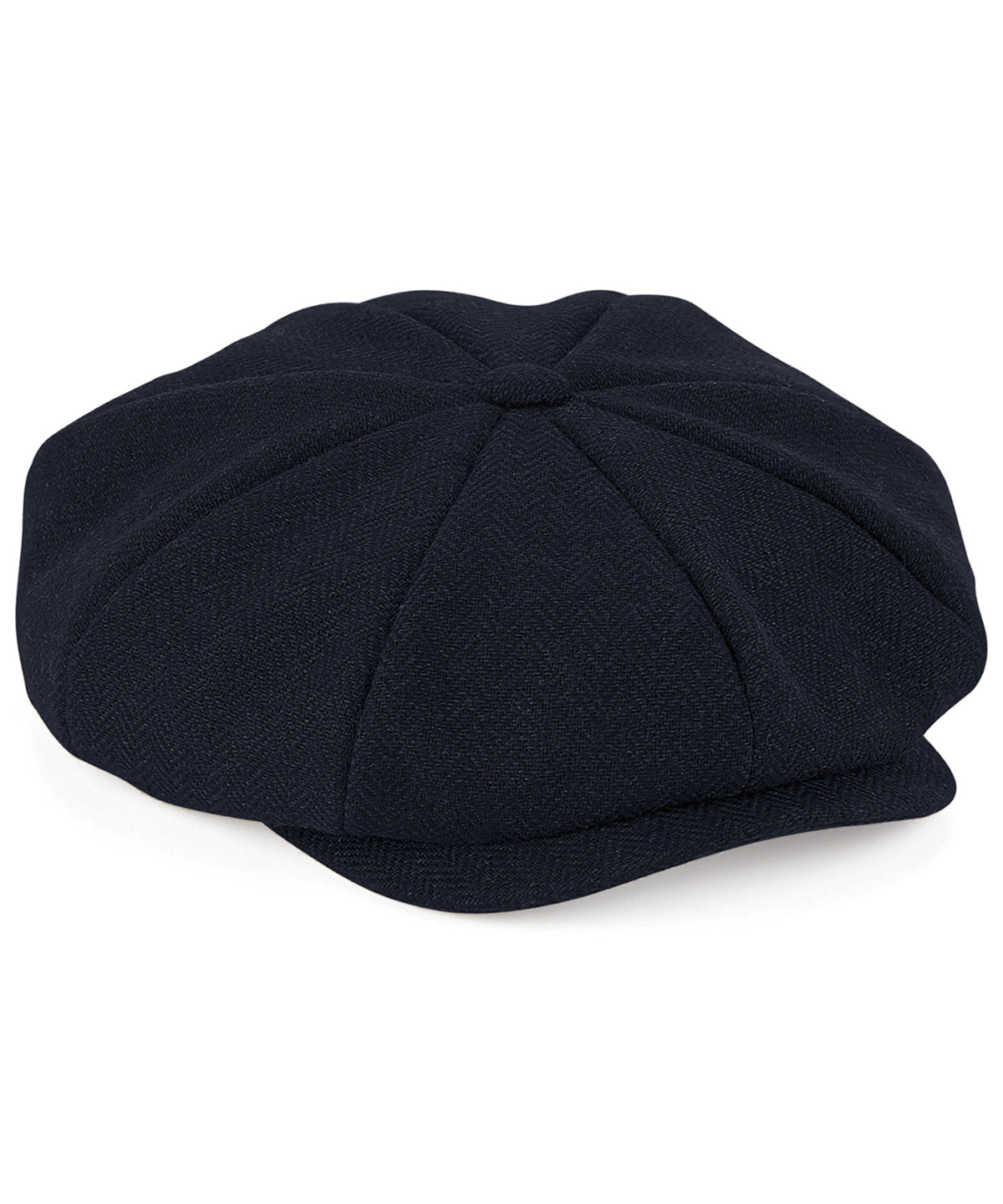 Heritage baker boy cap | Navy Herringbone