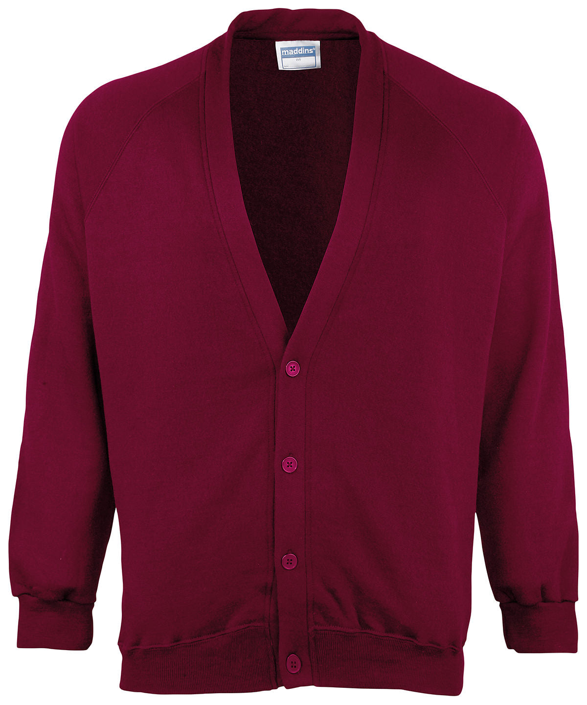 Kids Coloursure cardigan | burgundy