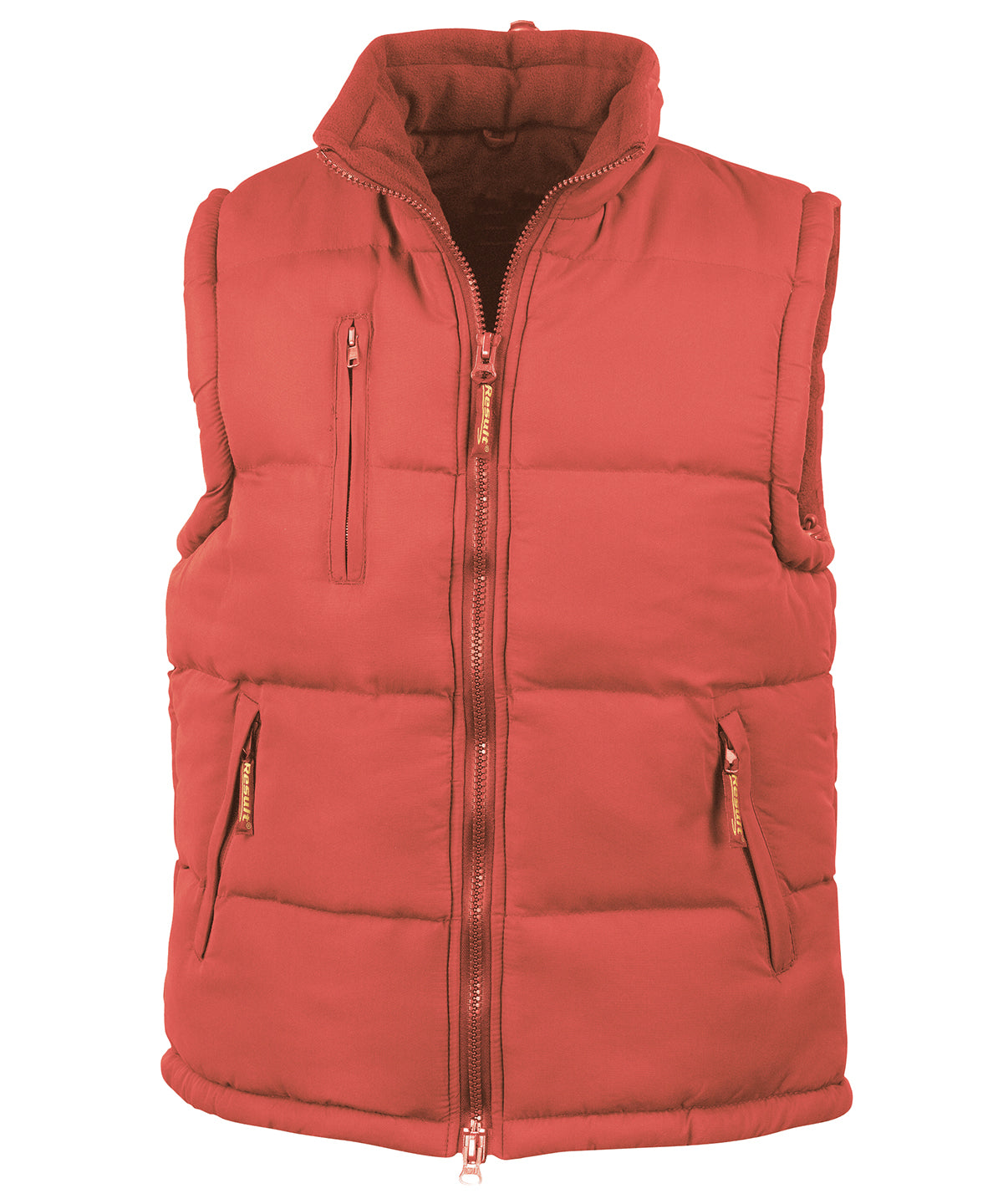 Ultra padded bodywarmer | red