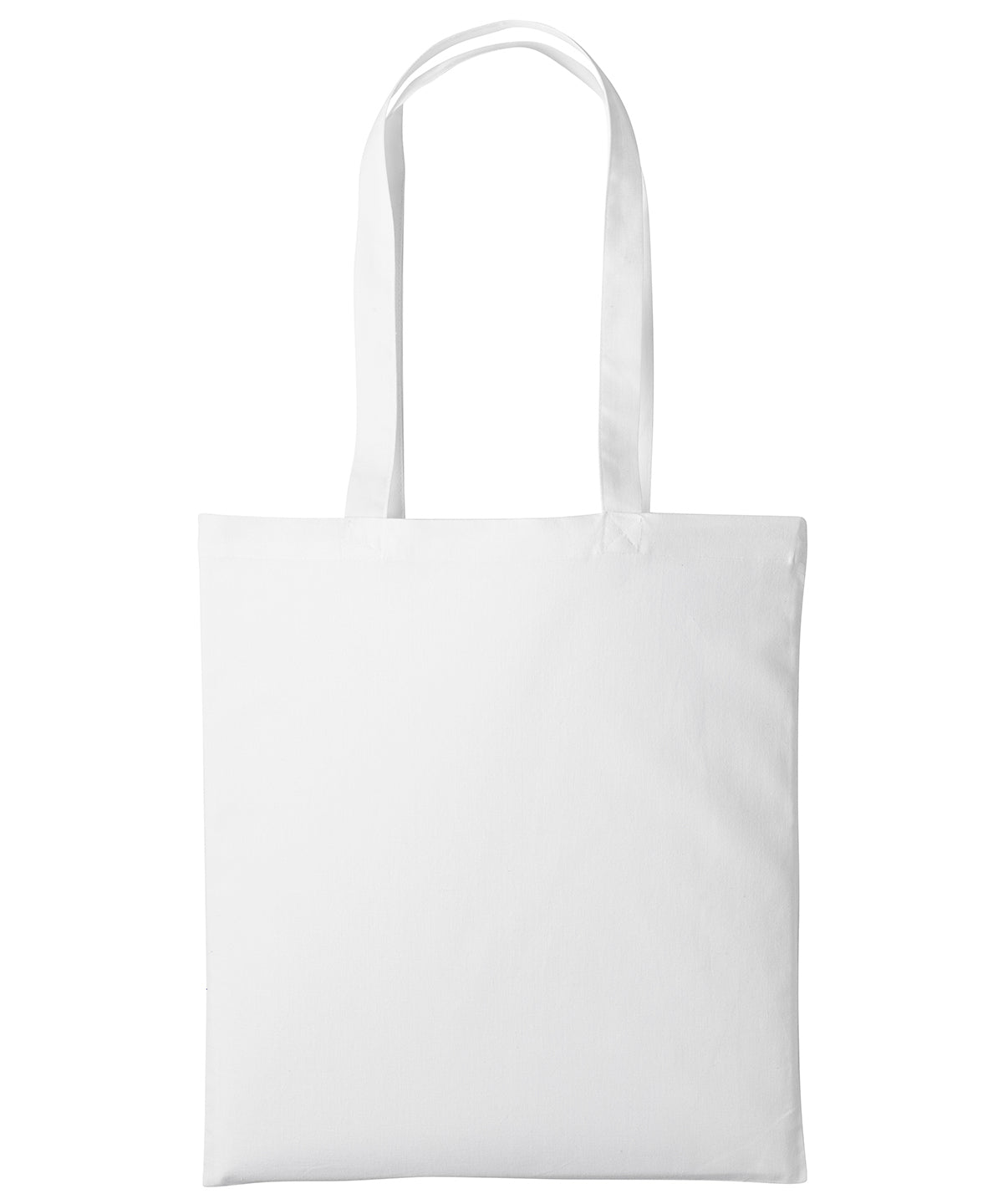 Cotton shopper long handle | white