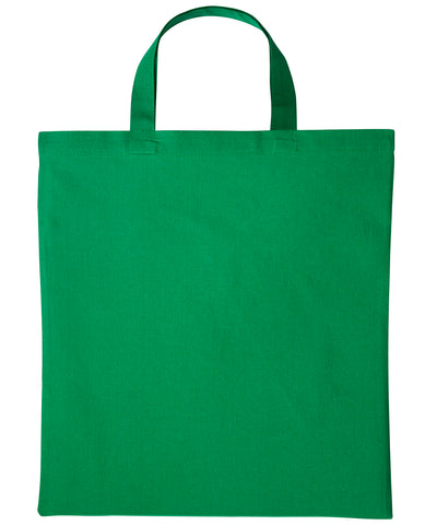 Cotton shopper short handle | bottle green