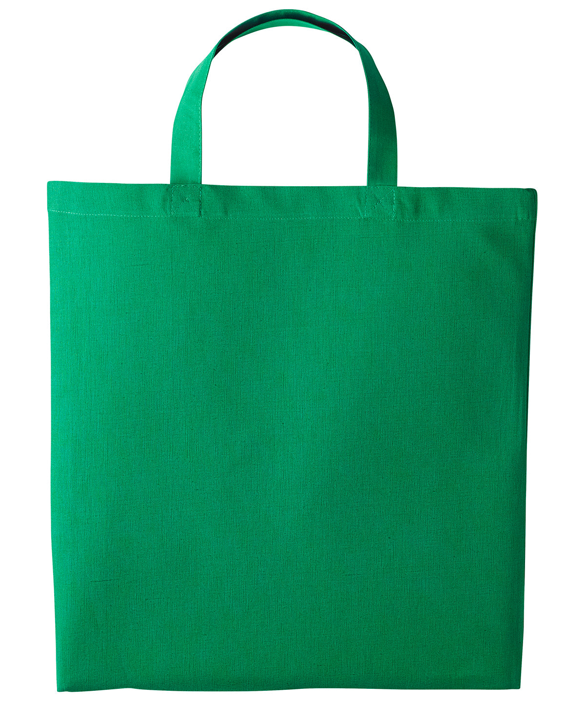 Cotton shopper short handle | kelly green