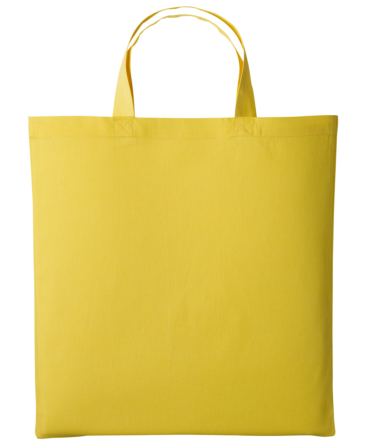 Cotton shopper short handle | lemon