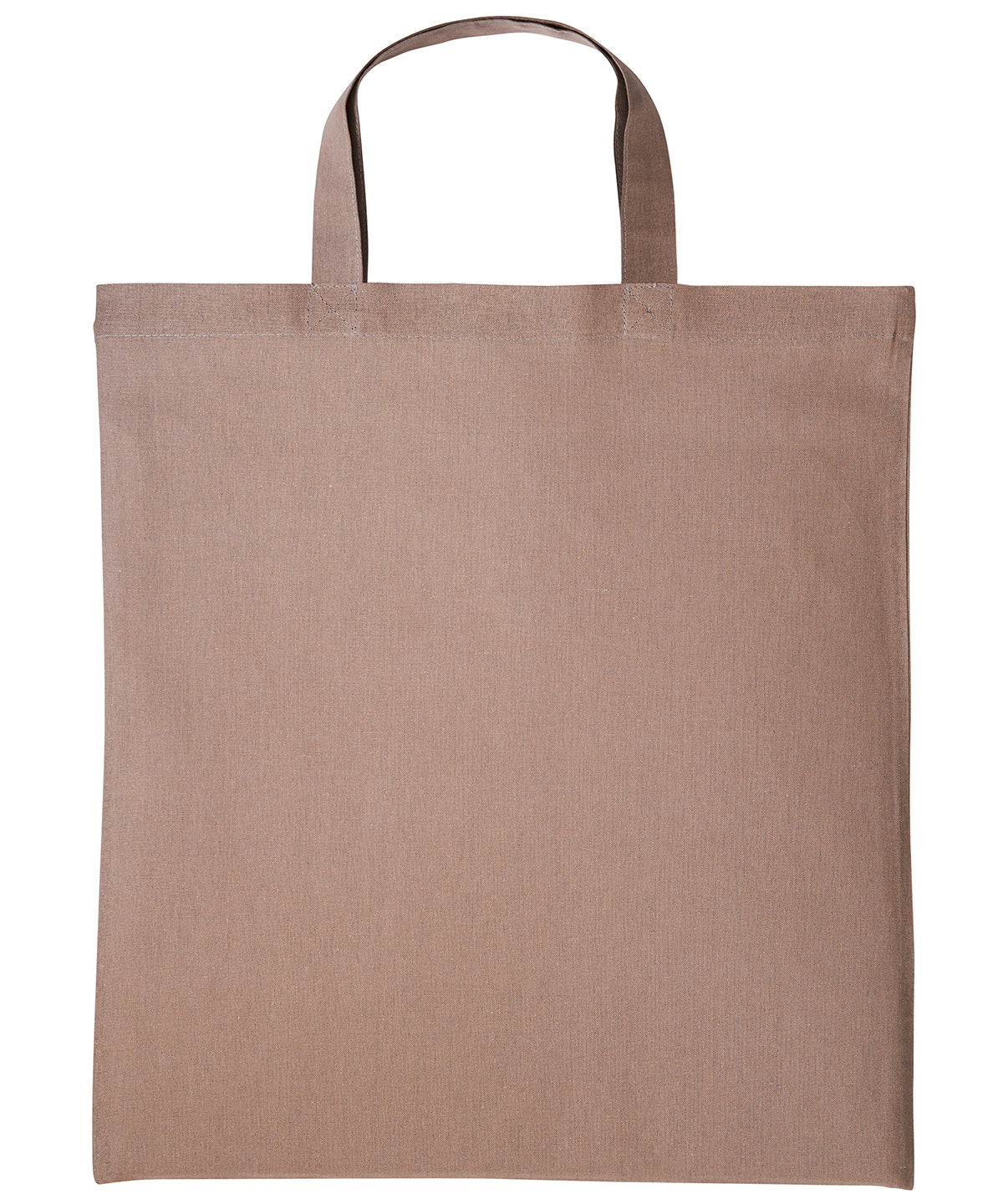 Cotton shopper short handle | light brown