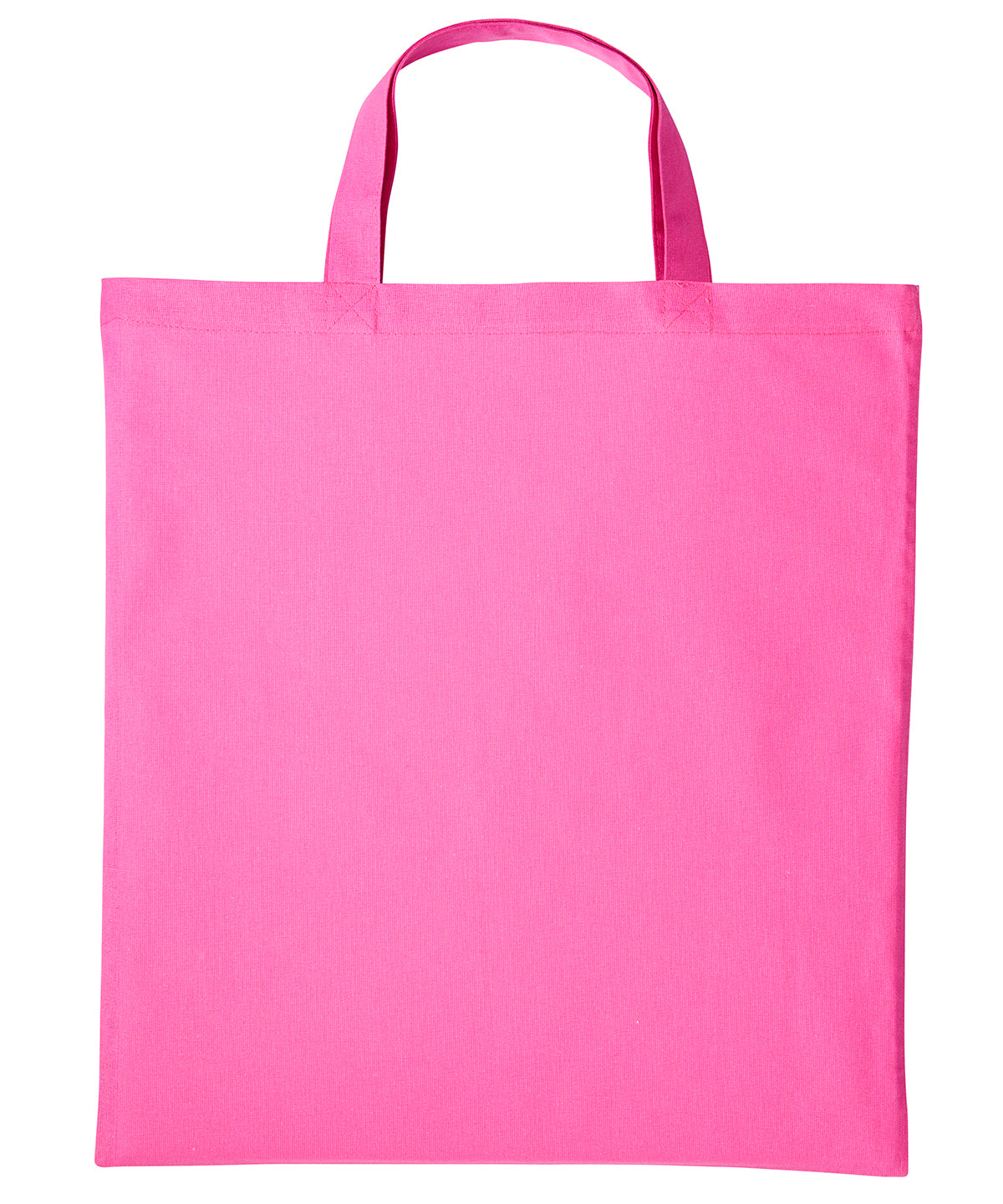Cotton shopper short handle | mid pink