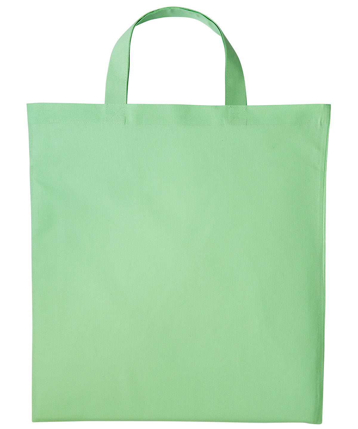 Cotton shopper short handle | pastel green