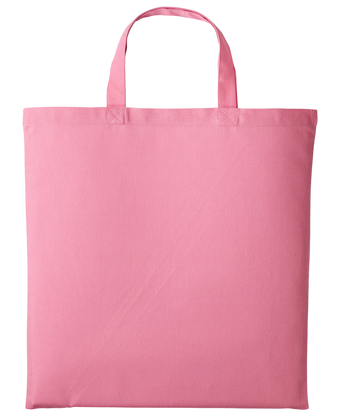 Cotton shopper short handle | pastel pink