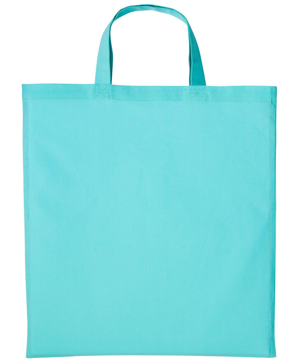 Cotton shopper short handle | peppermint