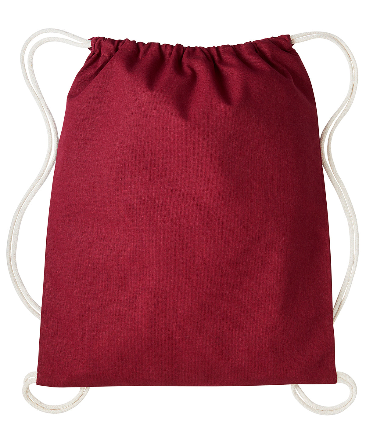 Gymsac with cords | burgundy/natural