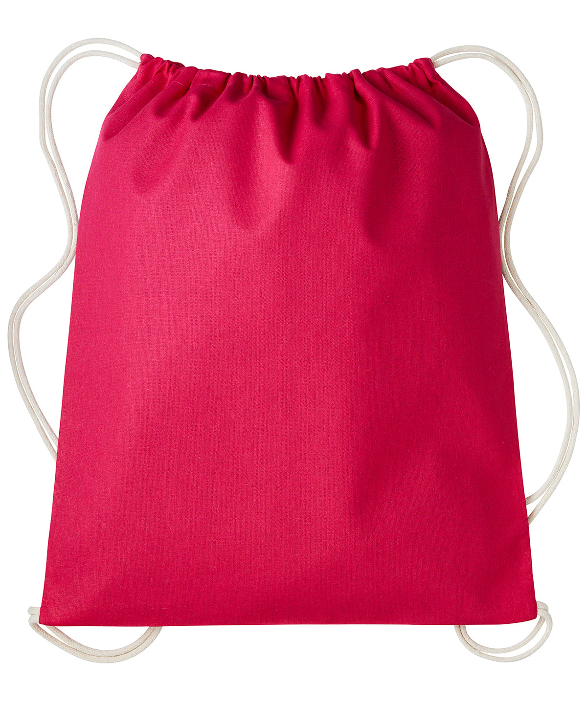 Gymsac with cords | hot pink/natural