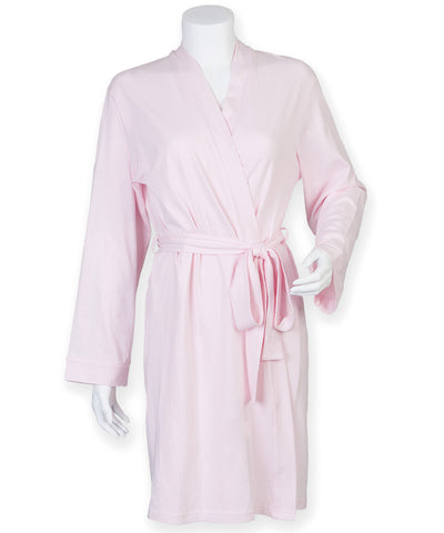 Womens wrap robe | light pink