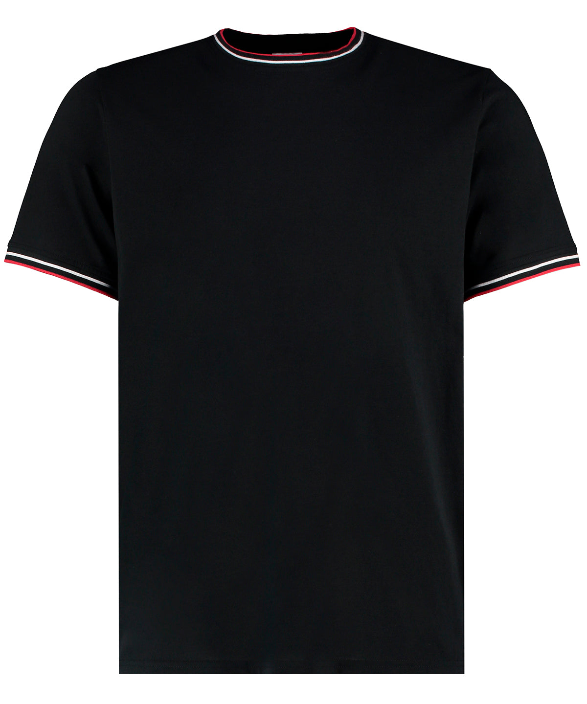 Tipped tee (fashion fit) | Black/White/Red