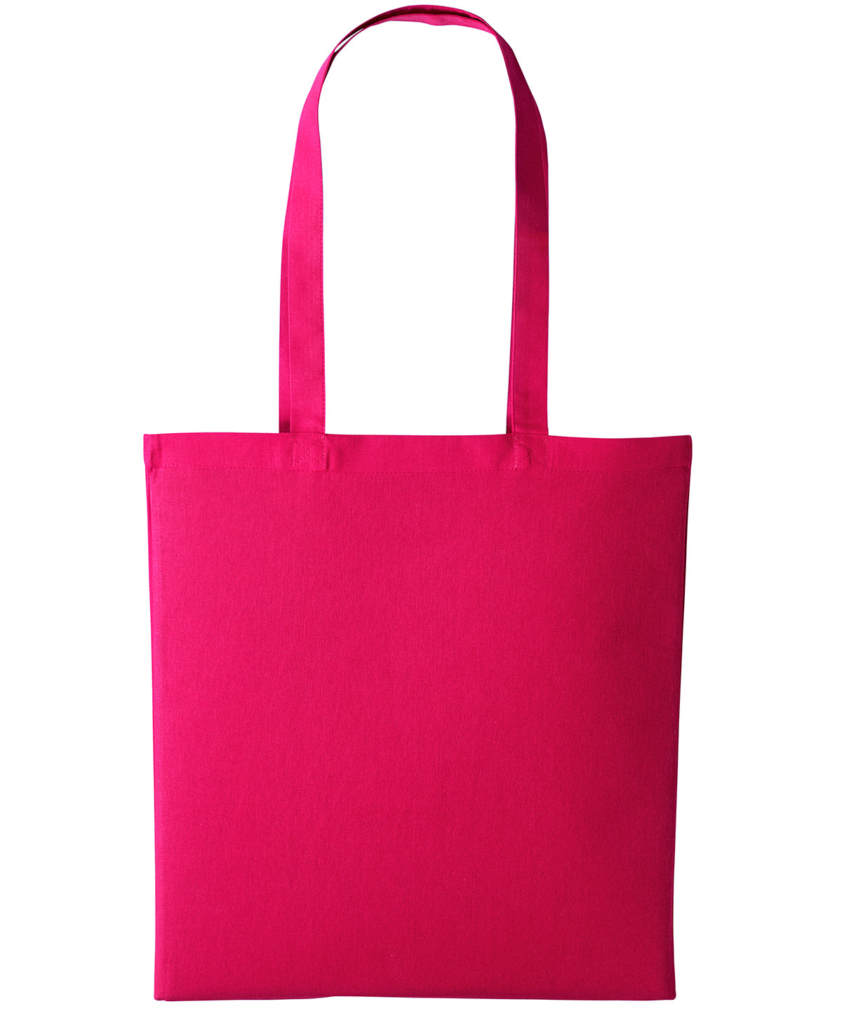 Cotton shopper long handle | hot pink