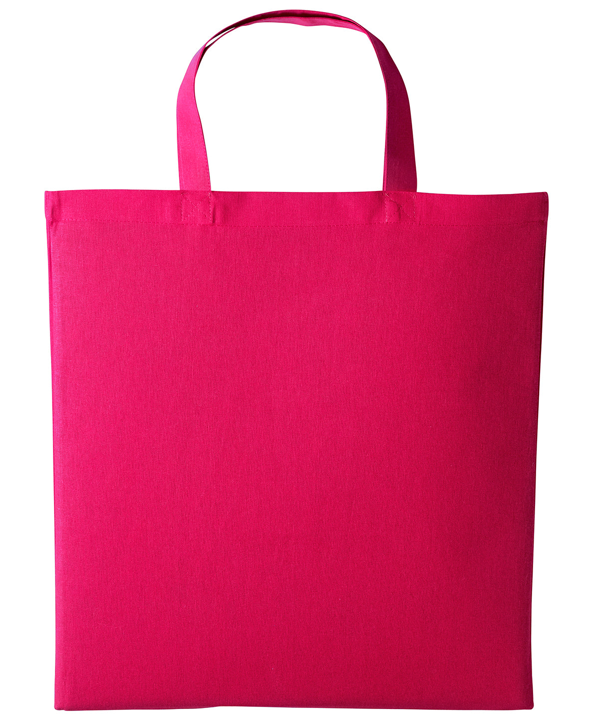 Cotton shopper short handle | hot pink