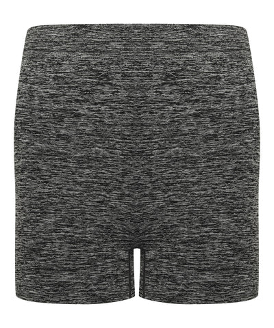 Womens seamless shorts | dark grey marl