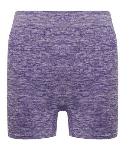 Womens seamless shorts | purple marl