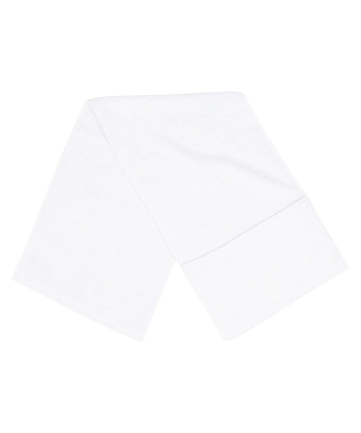 Luxury range pocket gym towel | white