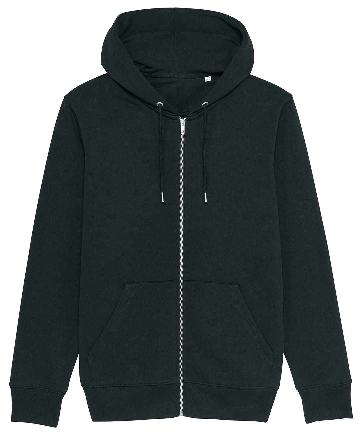 Cultivator unisex iconic zip-thru hoodie sweatshirt (STSM566) | Black