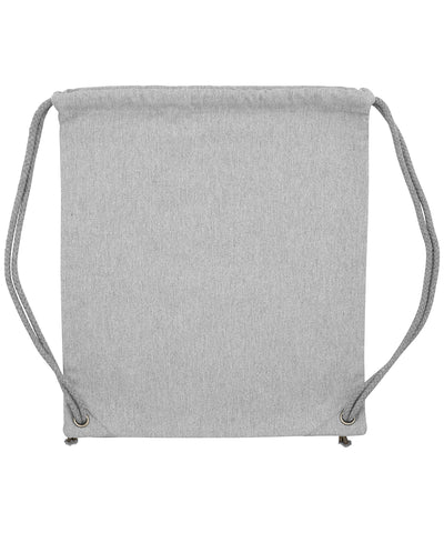 Woven gym bag (STAU763) | heather grey