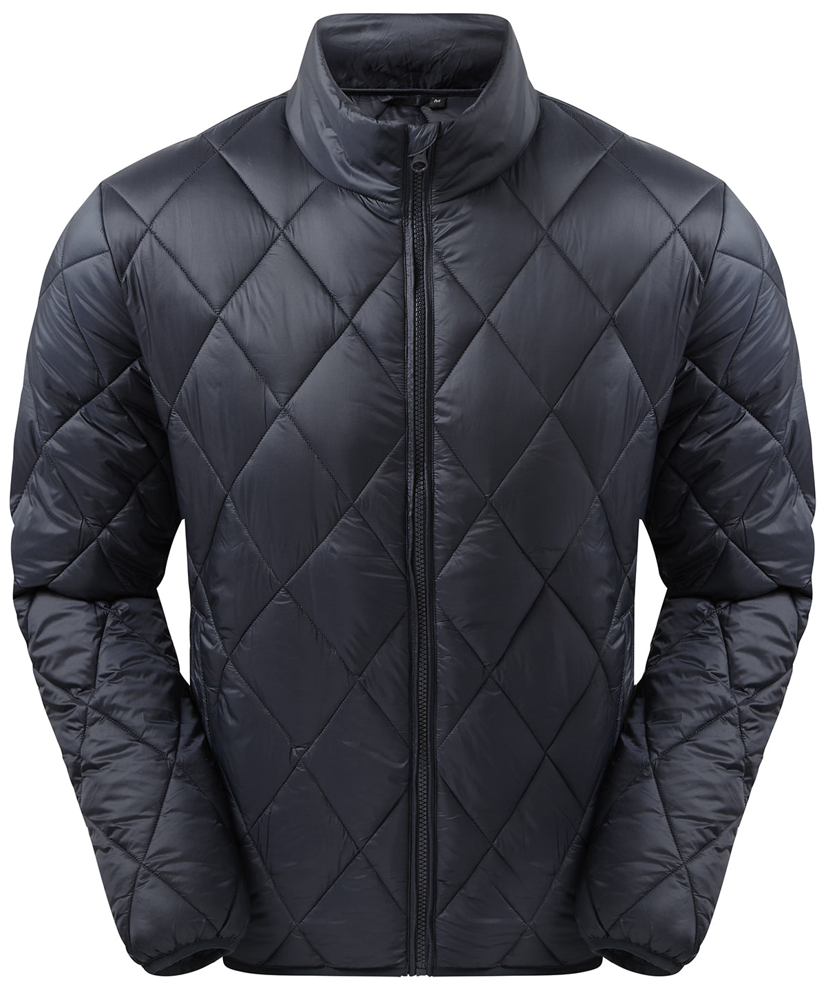 Diamond pane padded Jacket | navy