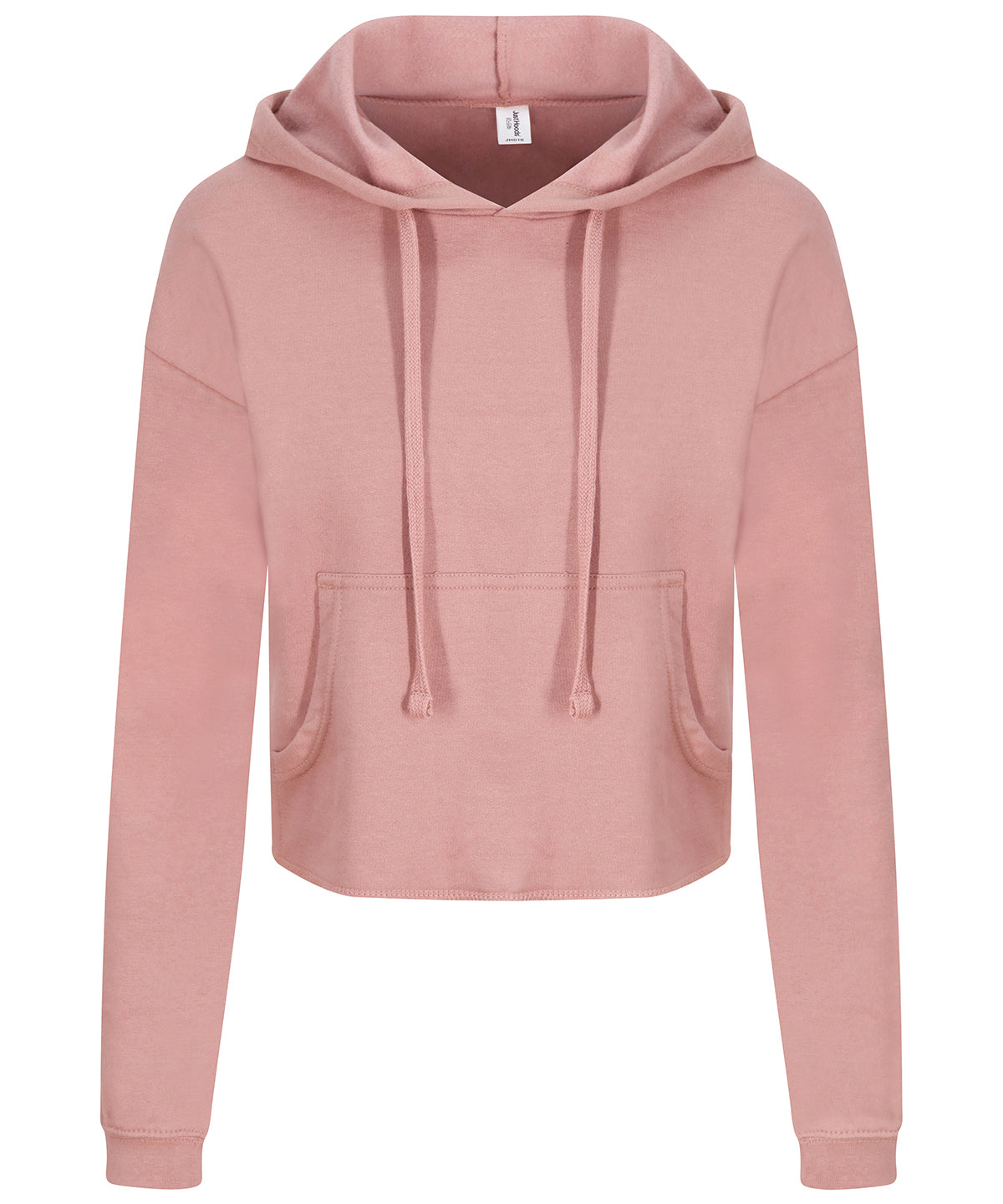 Womens cropped hoodie | dusty pink