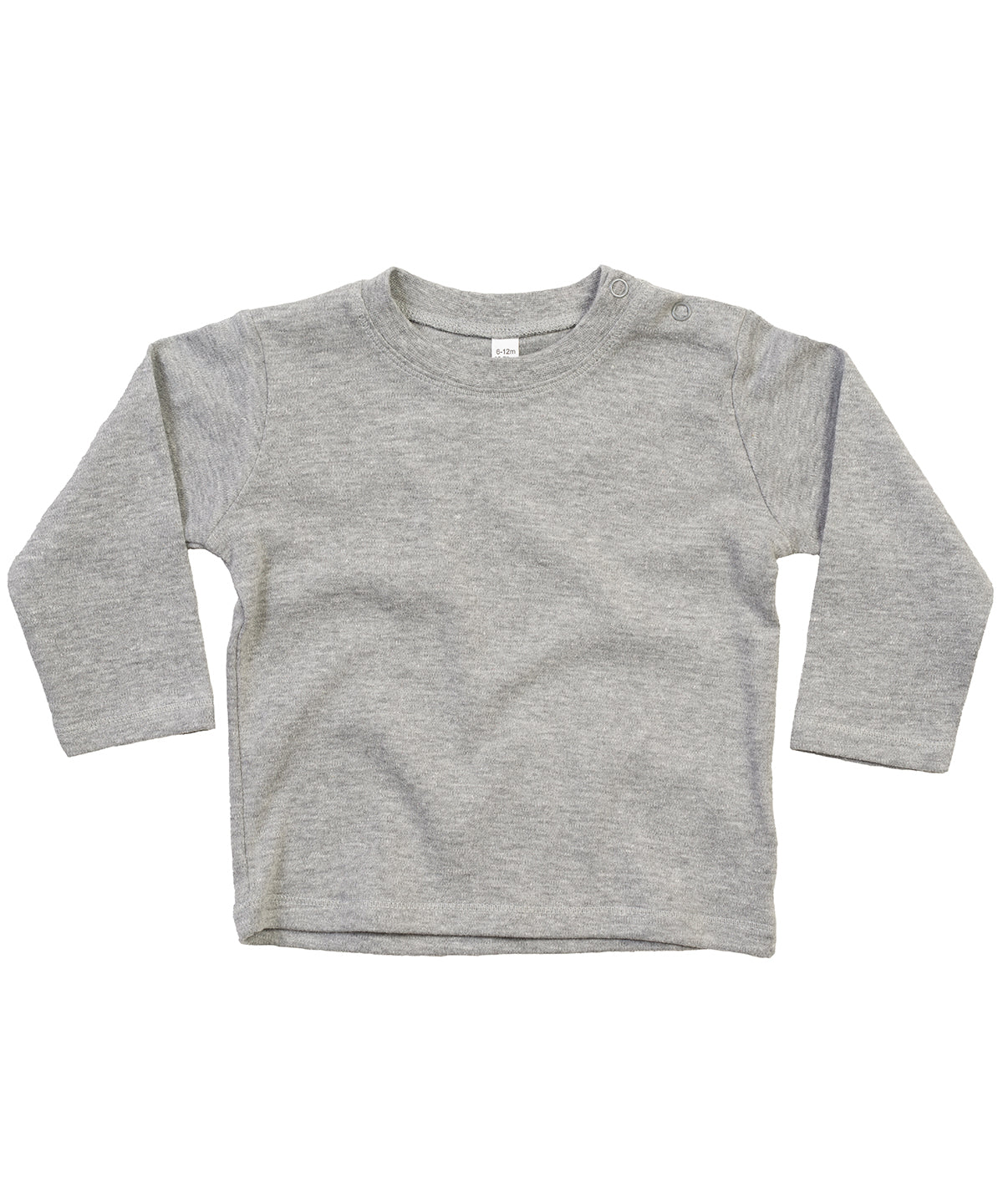 Baby long sleeve T | heather grey melange