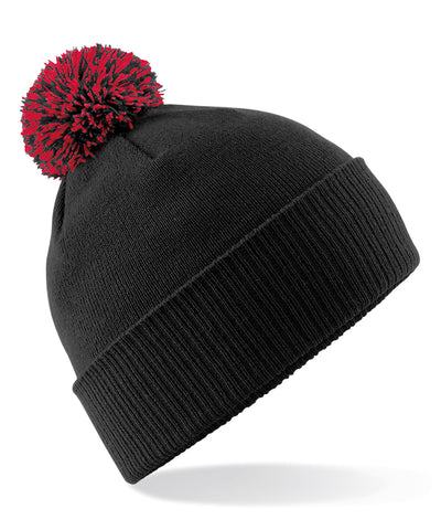 Snowstar® beanie | black/classic red