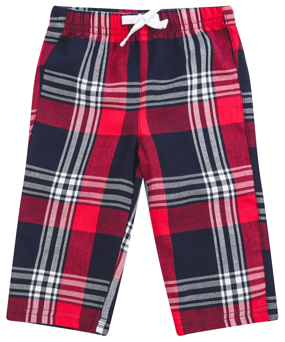 Tartan lounge trousers | red/navy check