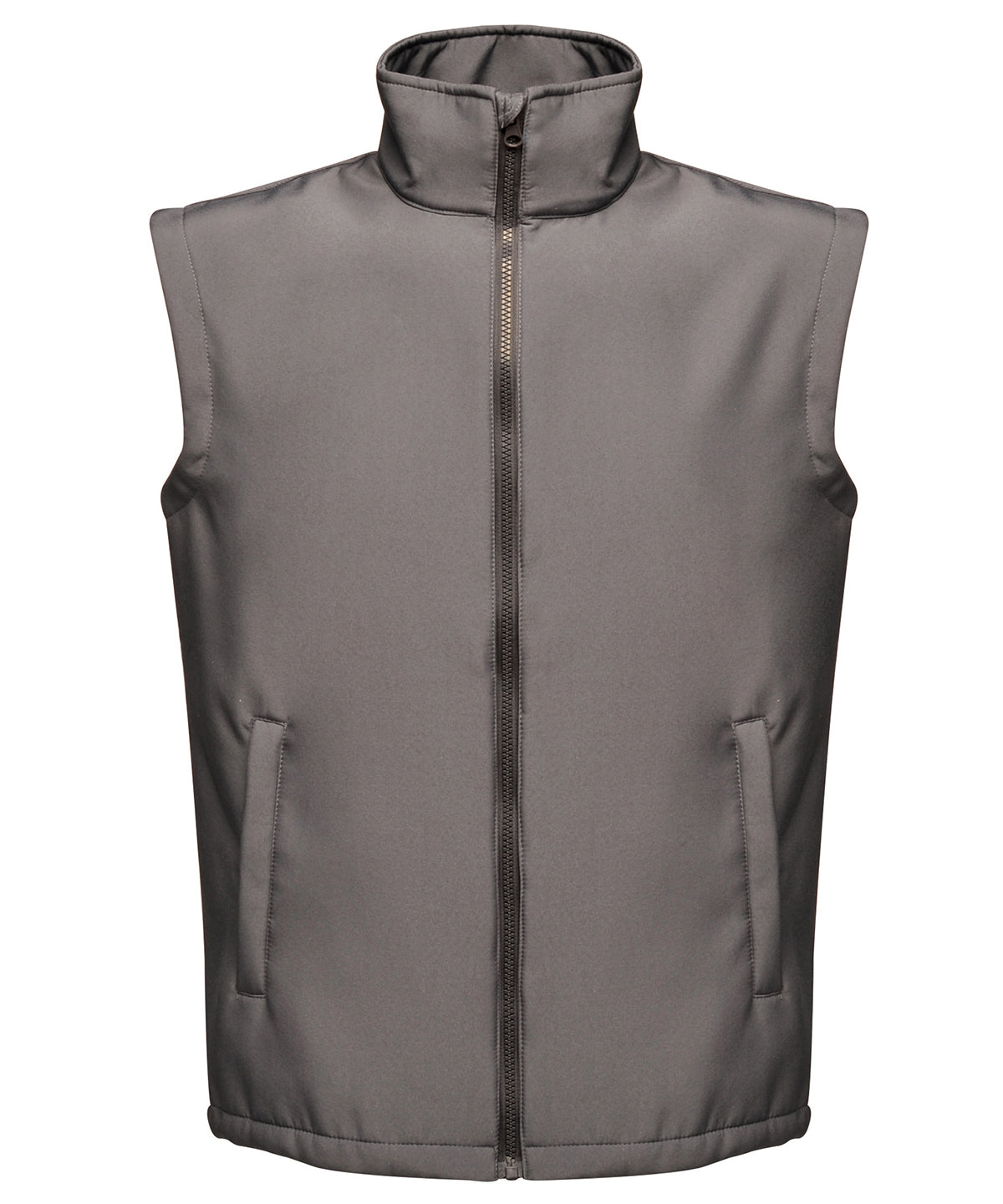 Ablaze printable softshell bodywarmer | Seal Grey/Black