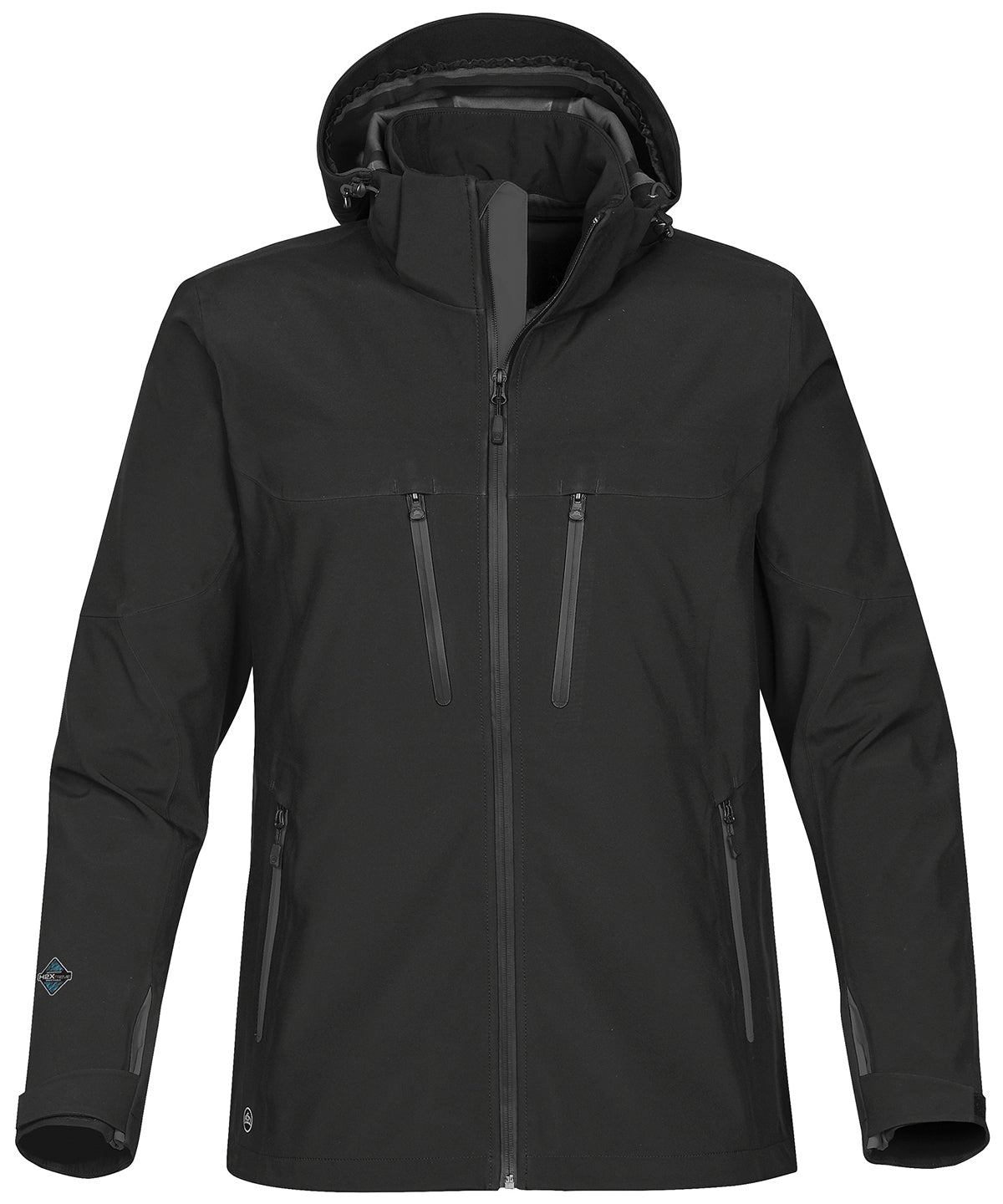 Patrol technical softshell jacket | black/carbon