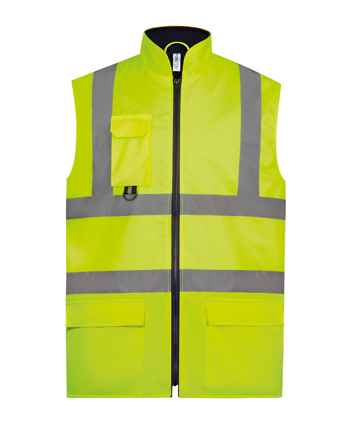 Hi-vis padded bodywarmer (HV005) | yellow