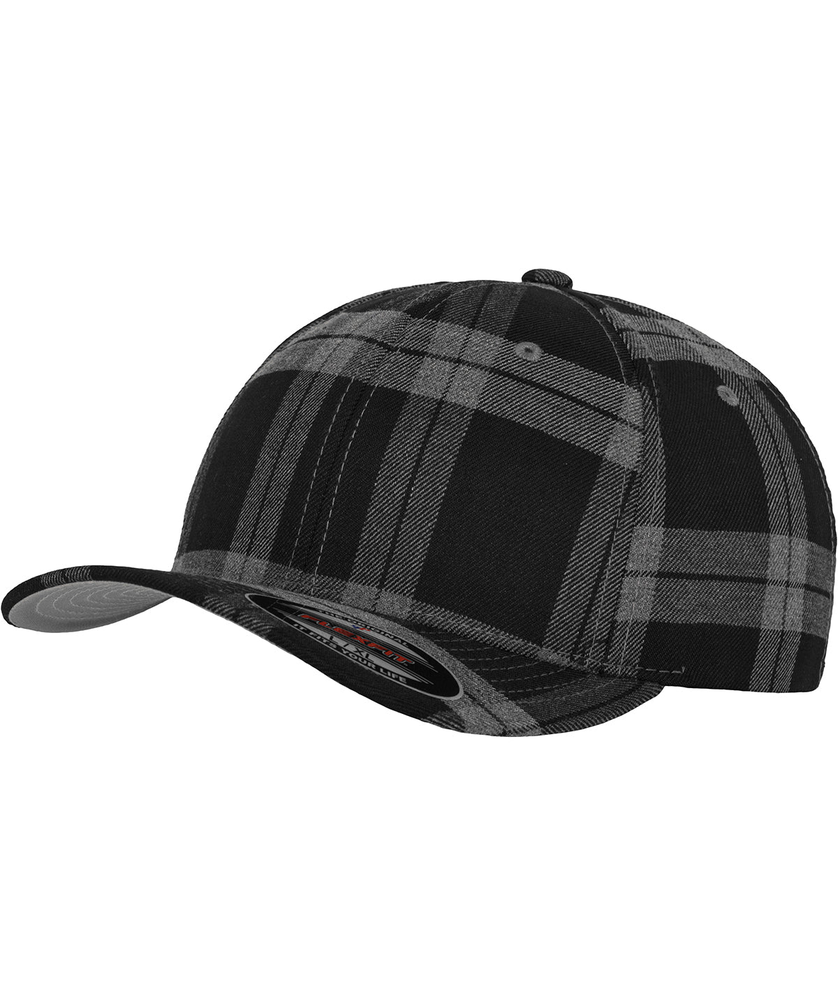 Flexfit tartan plaid (6197) | black/grey