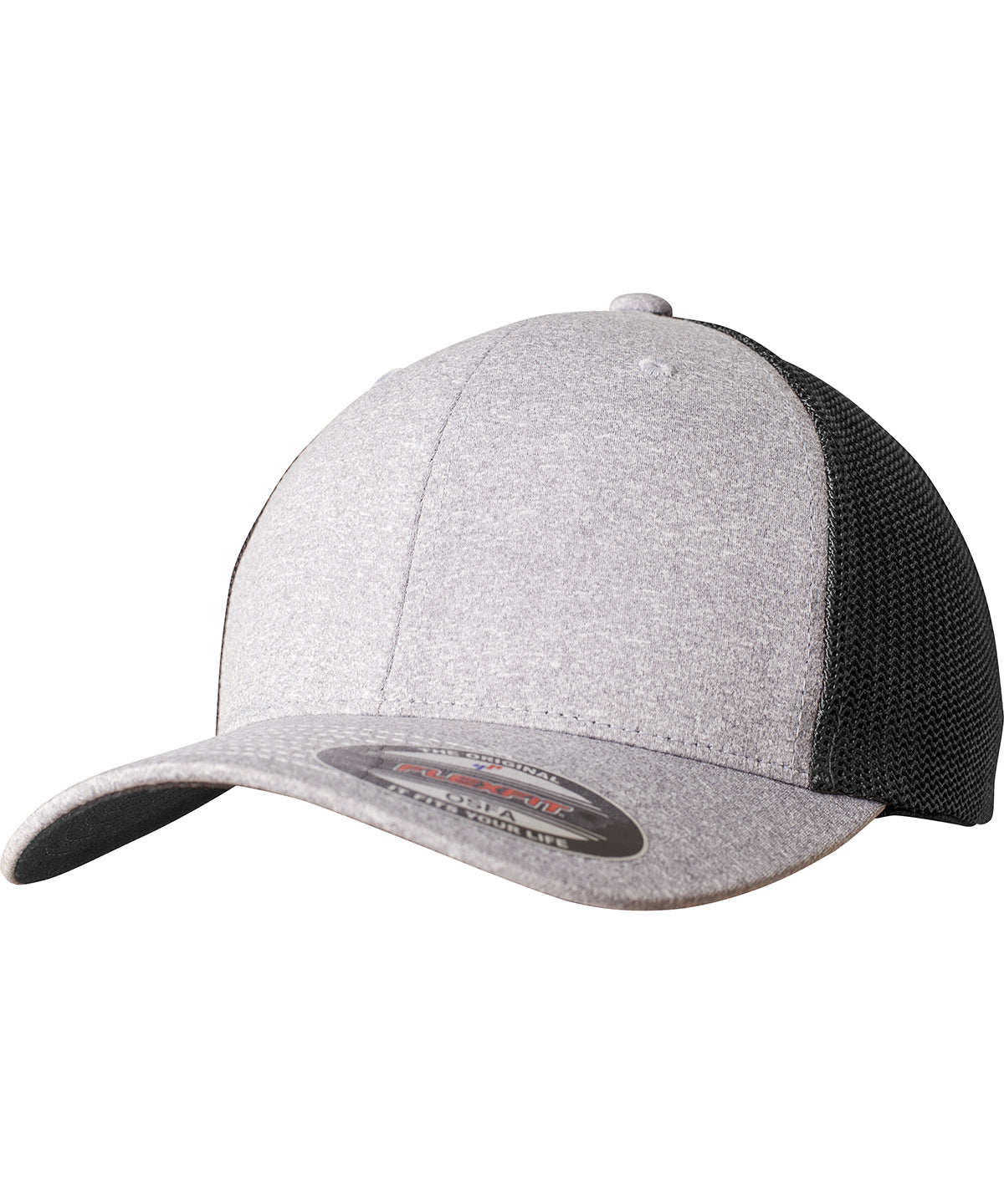 Flexfit melange mesh (6311) | heather/black