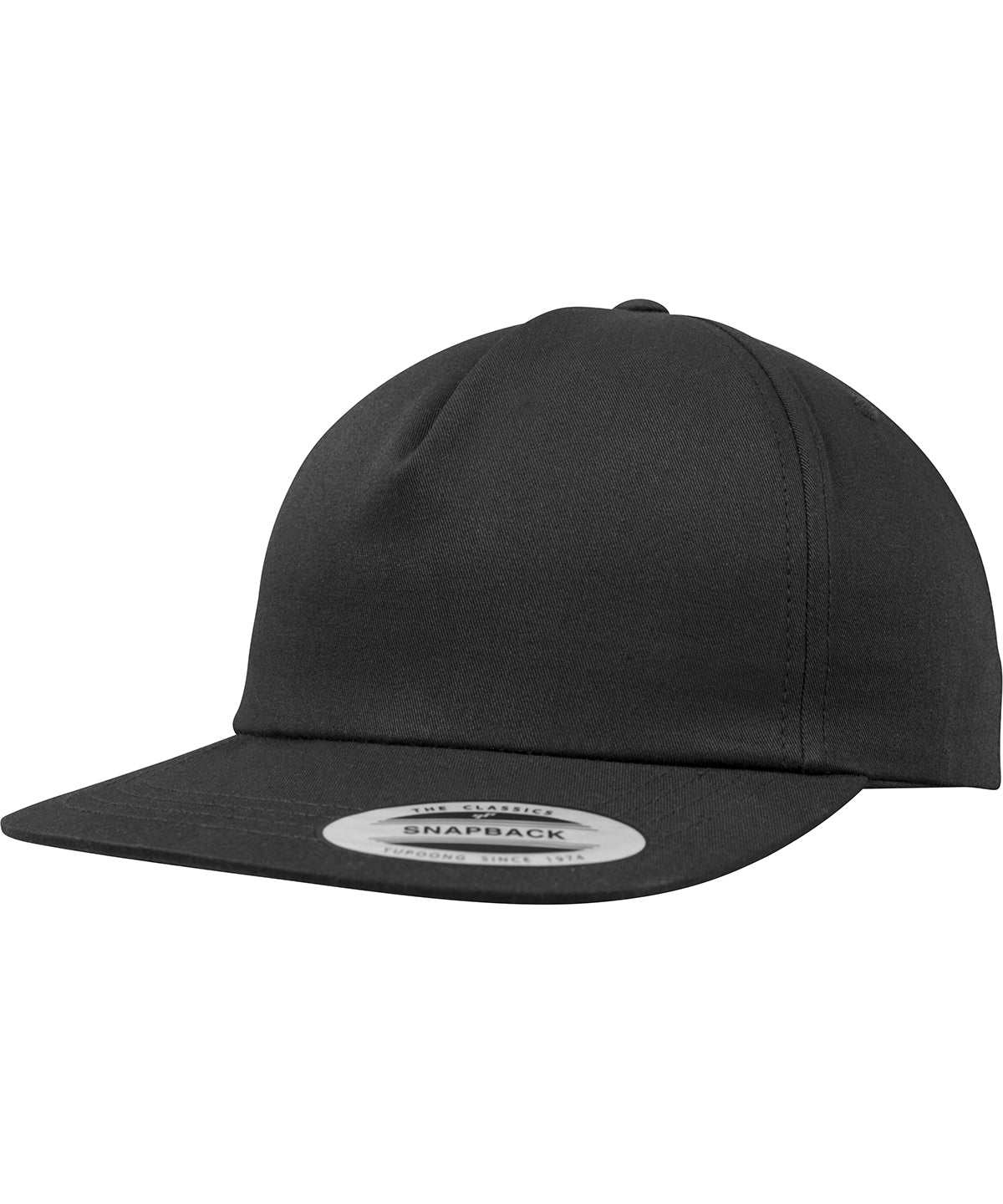 Unstructured 5-panel snapback (6502) | black