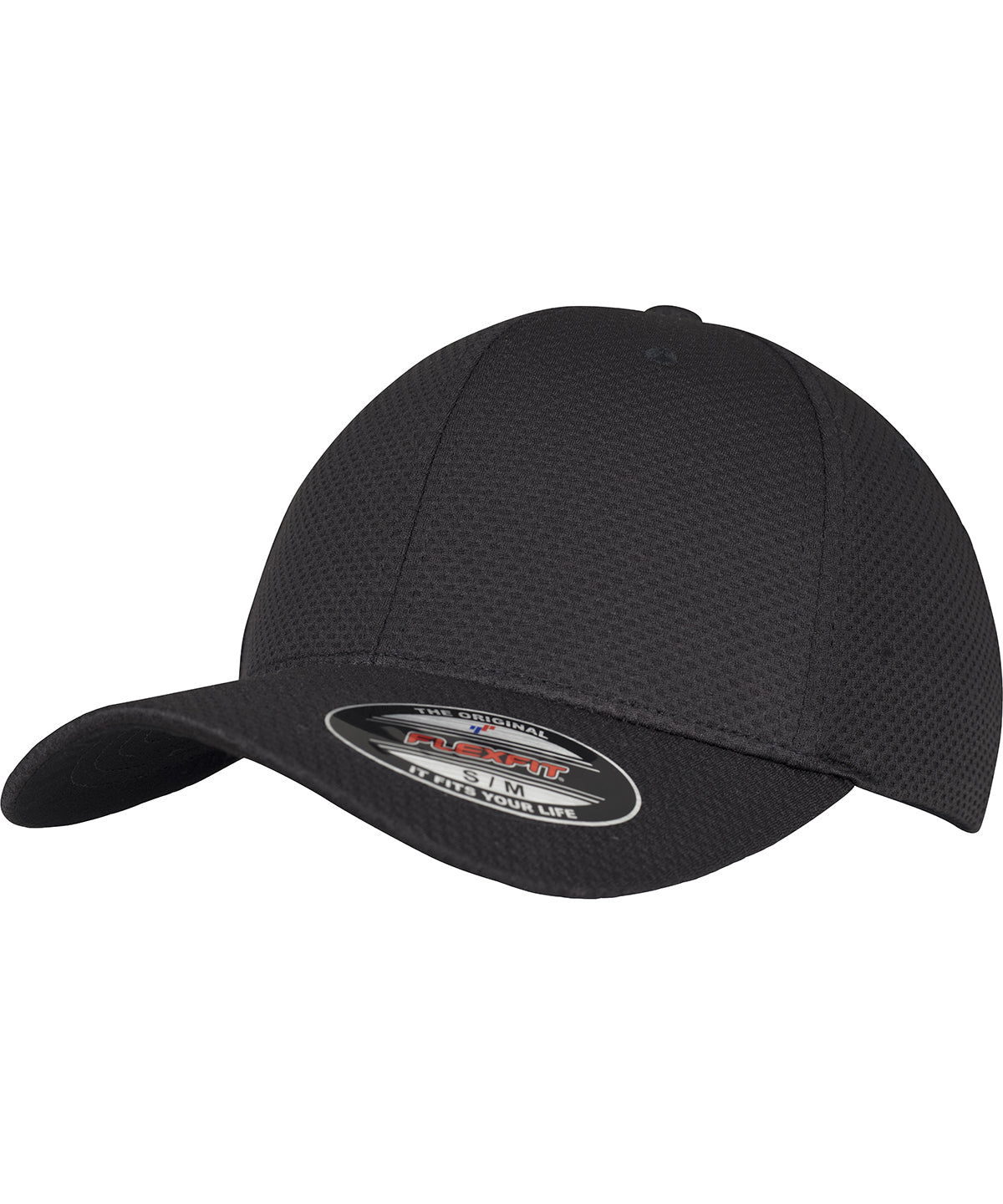 Flexfit 3D hexagon Jersey cap (6584) | Black