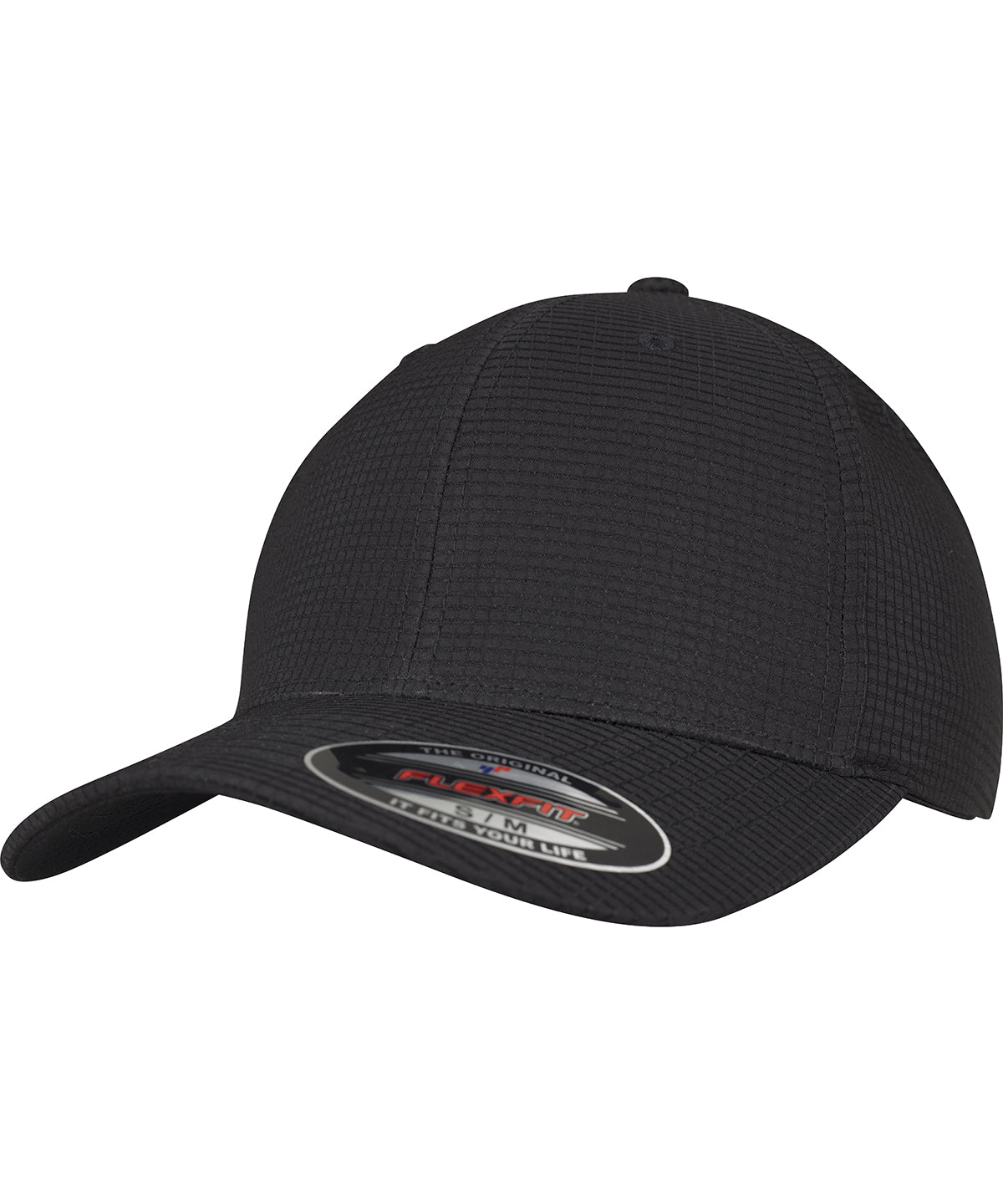 Flexfit hydro-grid stretch cap (6587) | Black