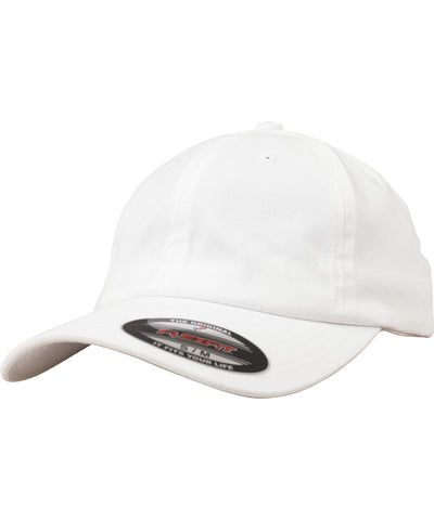 Flexfit cotton twill dad cap (6745) | white
