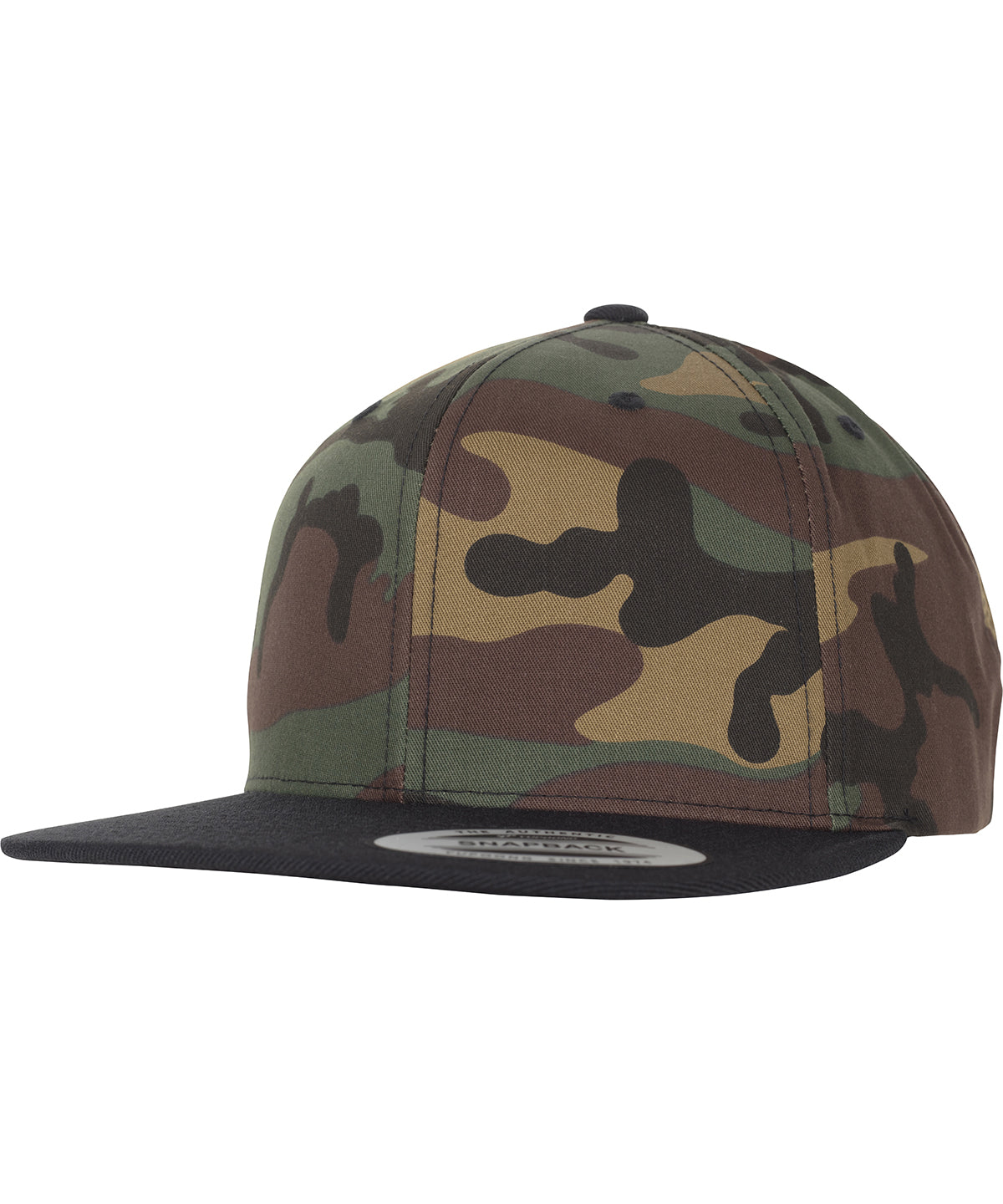 Classic snapback 2-tone camo (6089TC) | green camo/black