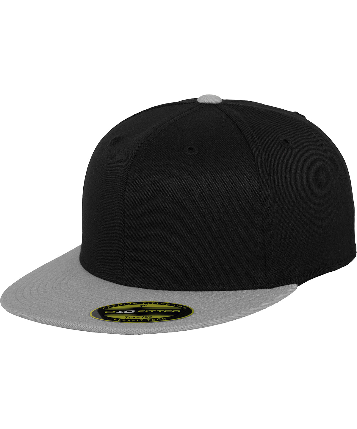 Premium 210 fitted 2-tone (6210T) | black/grey